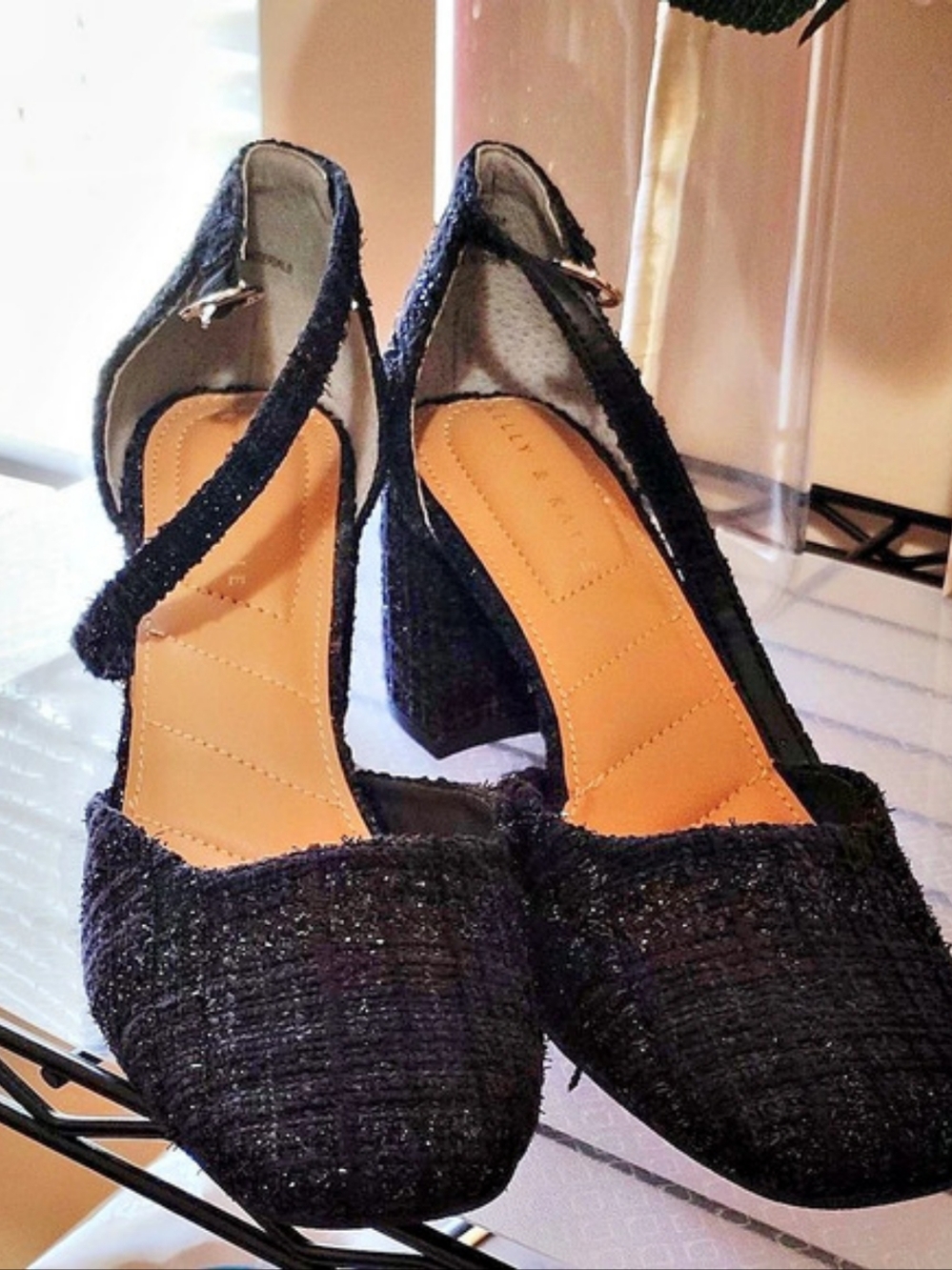 Kelly & Katie Jakie Pump Black Heels US 6.5 M